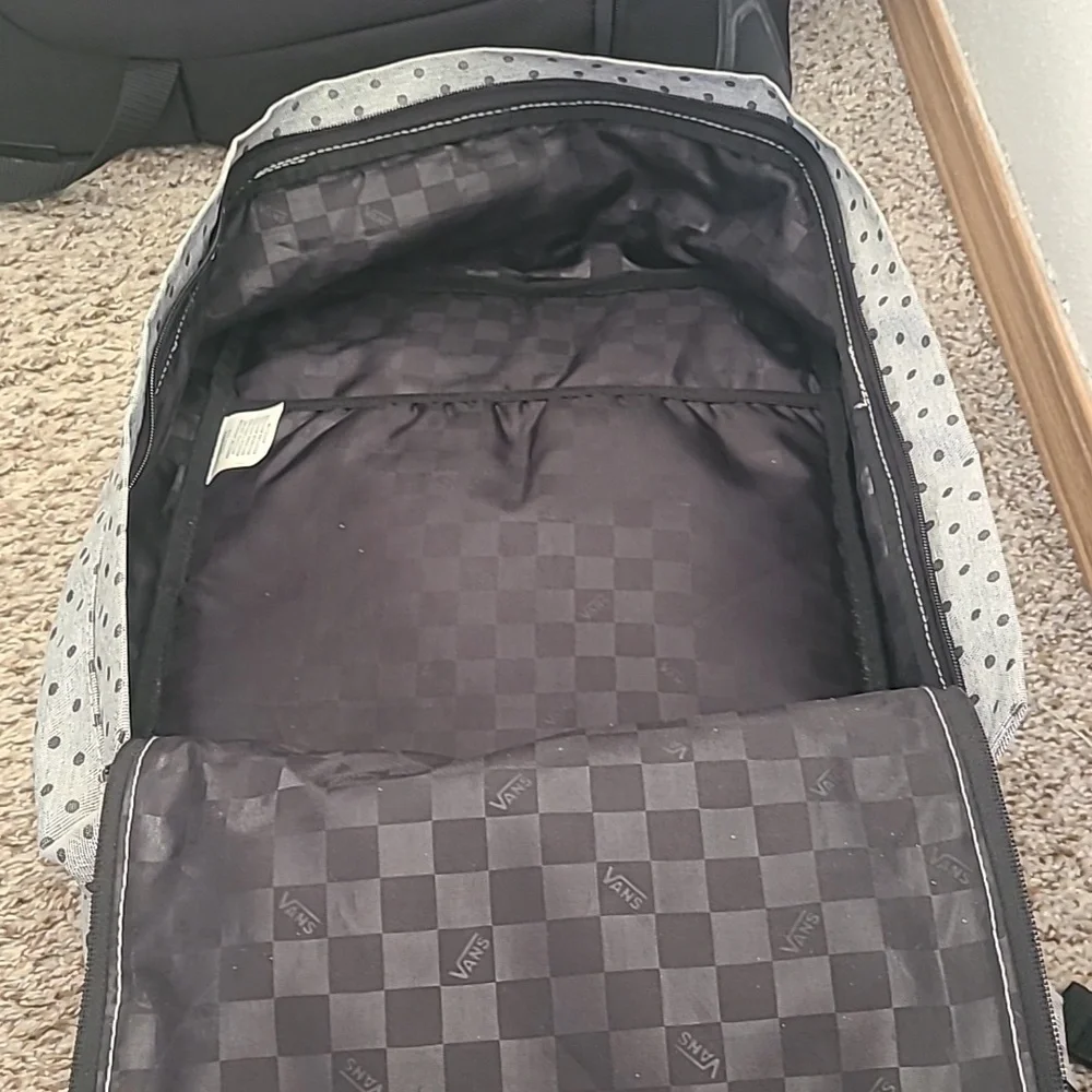Vans Gray Polka Dot Backpack